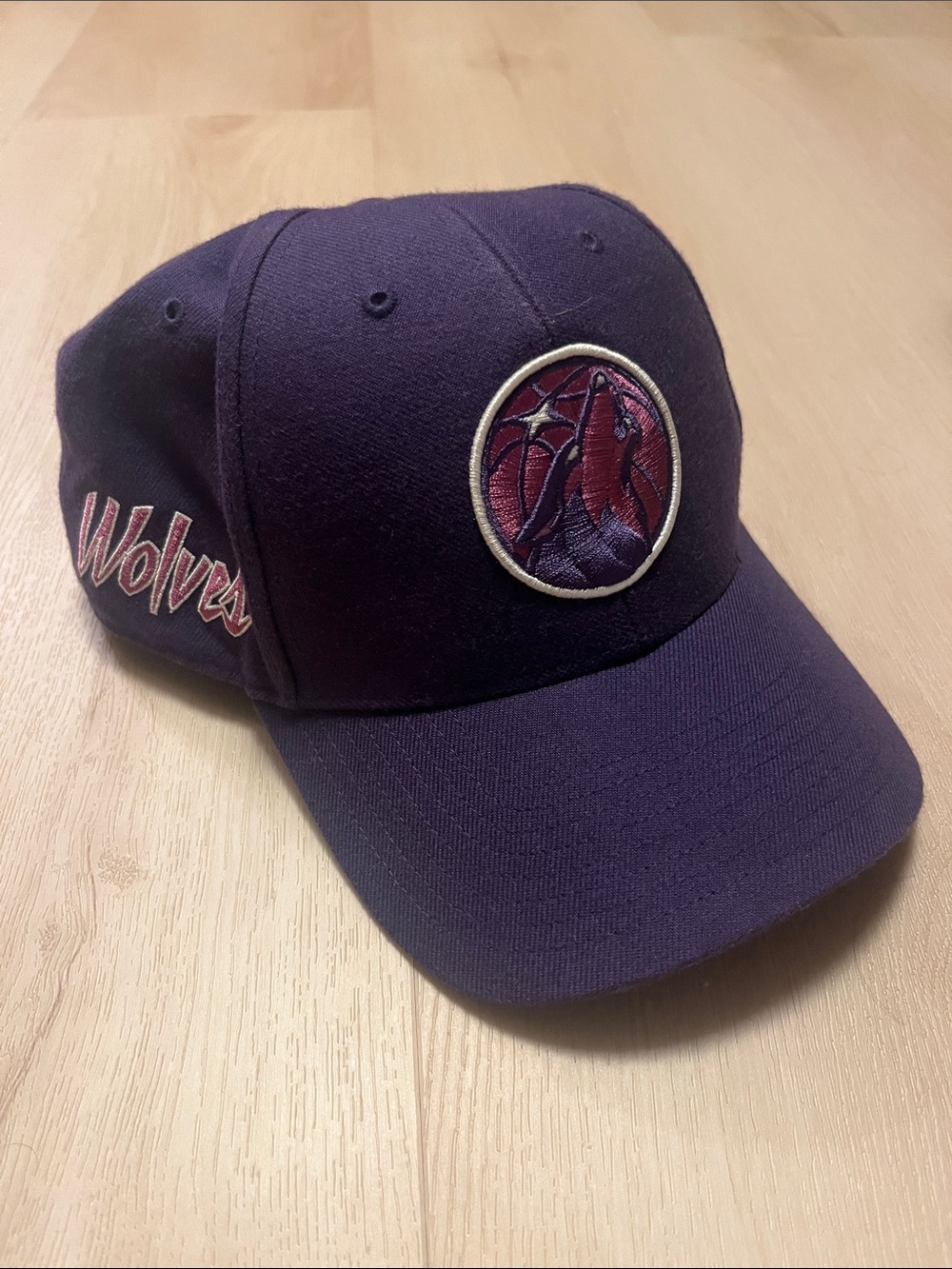 TimberWolves Embroidered purple Baseball Cap- Prince Themed!